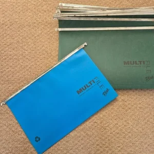 21 x Foolscap size suspension files (Muilti file plus)