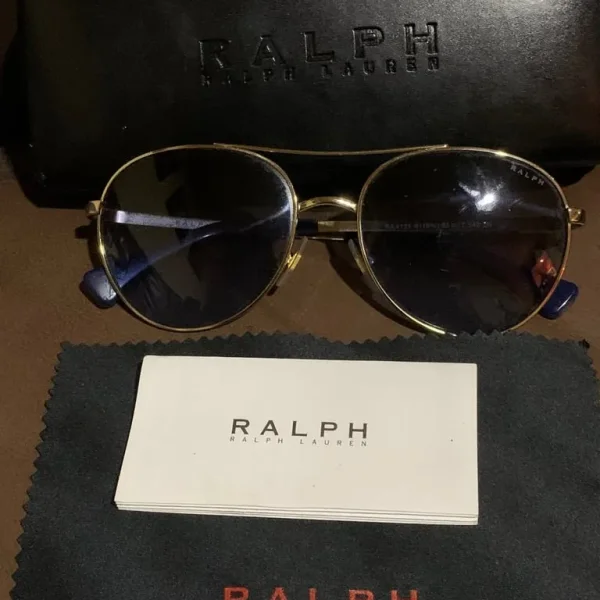 Ralph Lauren sunglasses gold/blue
