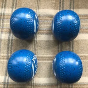 Aero Groove size 3H WB 24 Dimple grip blue with black speckle. Mythical Lion motif. VGC - Image 3