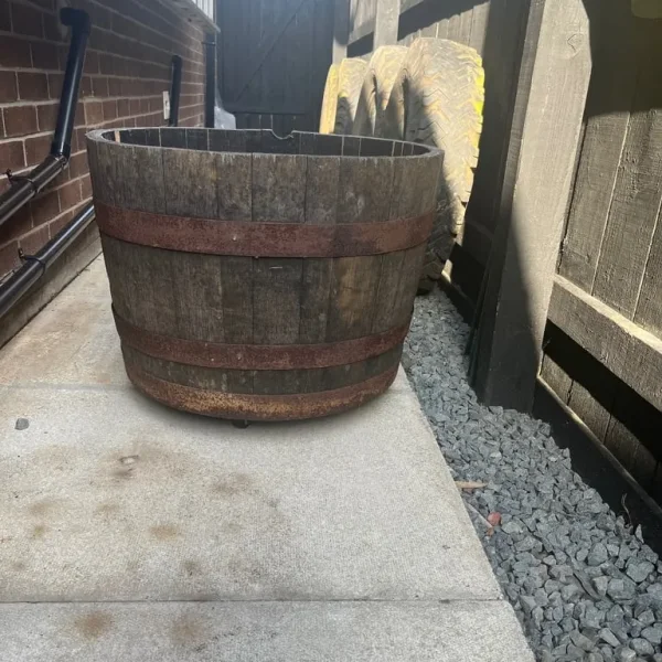 Half Barrel on wheels