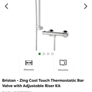 Bristan Zing thernostatic shower