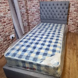 Lovely Velvet Single Bed - Image 2