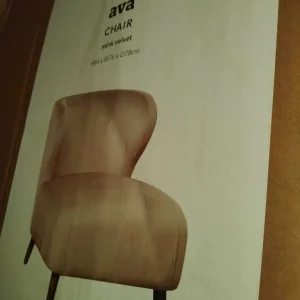 BRAND NEW - Velvet Chair - £65 - Image 2