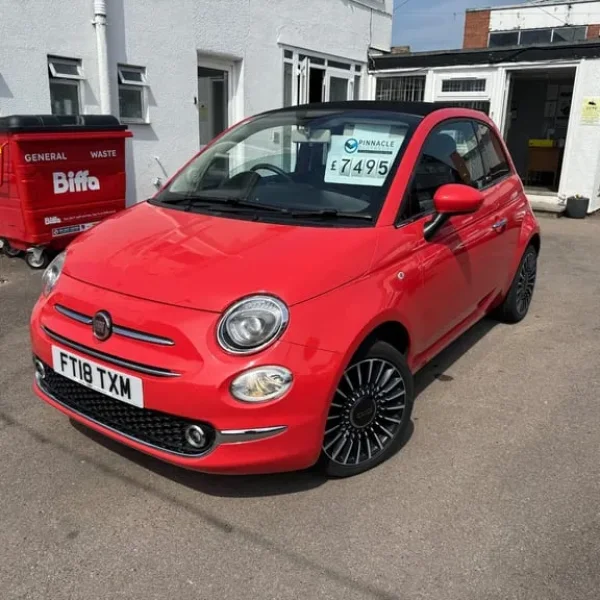 2018 Fiat 500 1.2 Lounge 2dr CONVERTIBLE Petrol Manual