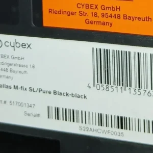 Cybex child car seat - Pallas M-Fix SL - Black - Image 3