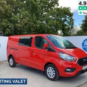 2023 Ford Transit Custom 300 EcoBlue Limited L/R Crewcab Euro 6 Combi Van Diesel Automatic