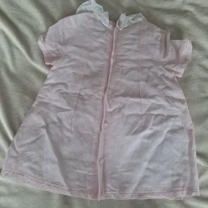 Pink And White Short Sleeved Dress Tutto Piccolo Size 12 Months - Image 2