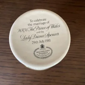 1981 Halcyon Days Enamel Beaker Marking HRH Charles & Princess Diana Wedding - Image 5