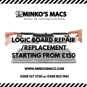 13' 15' Apple MacBook Pro Retina Air Logic Board Replacement Express Repair Supplied And Fitted