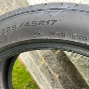225/45/17 Hankook Ventus Prime4. 6.8mm tread - Image 3