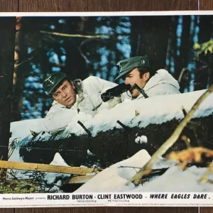 Where Eagles Dare ' Original 1968 Cinema Lobby Cards - Image 3