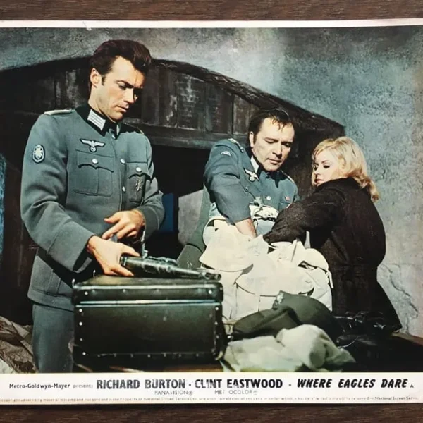 Where Eagles Dare ' Original 1968 Cinema Lobby Cards