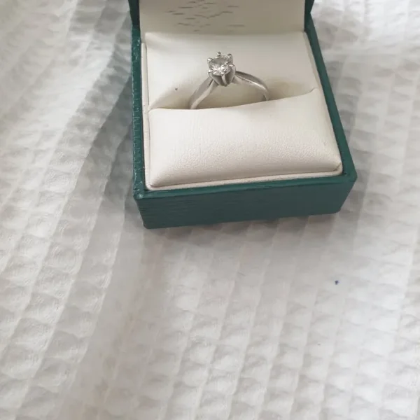 Platinum diamond ring