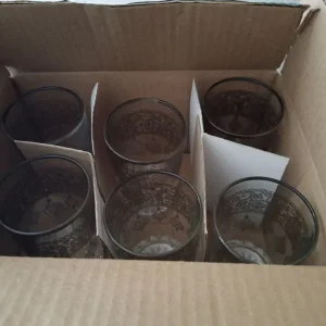 A set of 6 vintage glasses - Image 4
