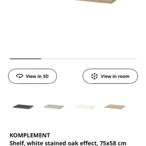 Ikea shelf and trouser shelf only - Image 3