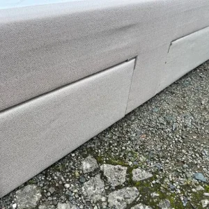 Ex display Sealy Double size cream divan bed with storage (4635) - Image 3