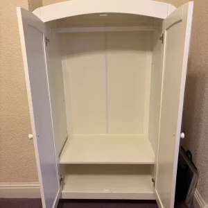 White Wardrobe - 2 door - kids - from mothercare - Image 2