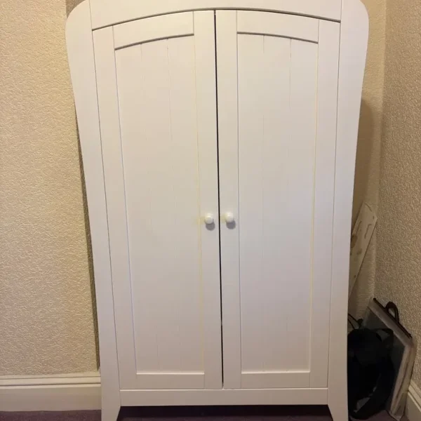 White Wardrobe - 2 door - kids - from mothercare
