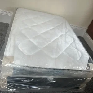 Double bed with mattress, brand new with packaging