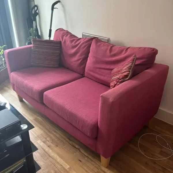 Pink 2-Seater Sofa