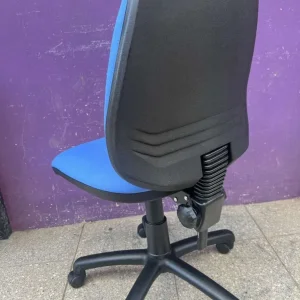 Single lever Blue operator office chair (no arms) 4620 - Image 3