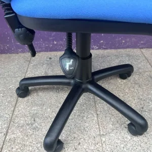 Single lever Blue operator office chair (no arms) 4620 - Image 4