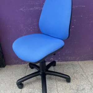 Single lever Blue operator office chair (no arms) 4620