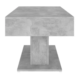 Coffee Table Concrete Grey 96x50x45 cm Engineered Wood - Image 5