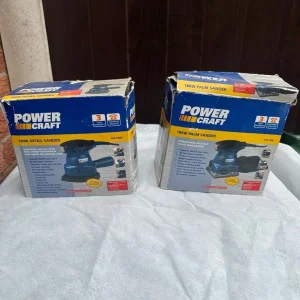 Power Craft 180W Corner Detail Sander & 180W Palm Sander