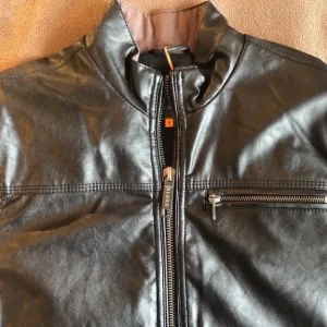 Small faux leather biker jacket - Image 4