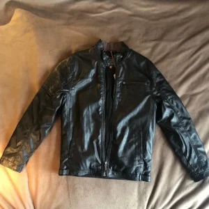 Small faux leather biker jacket - Image 8