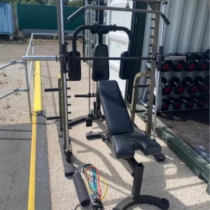 Nautilus multigym with smith machine and adjustable bench