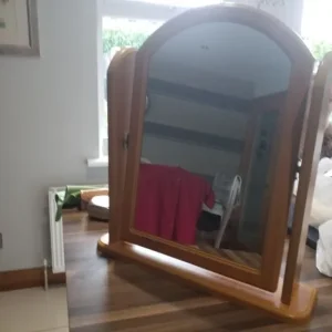 Wood Dressing Table Mirror - Image 4