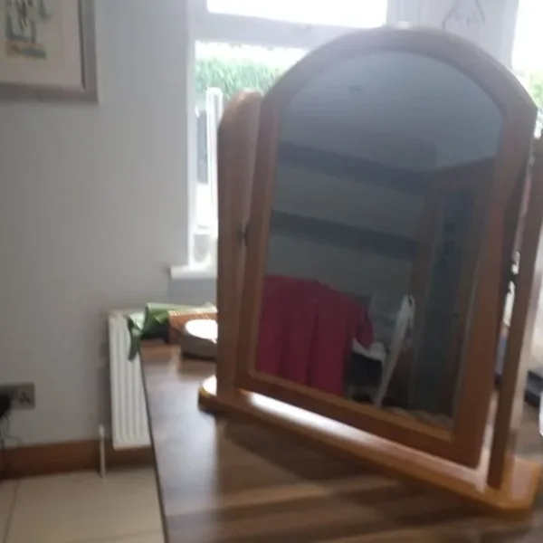 Wood Dressing Table Mirror