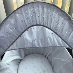 Clair de Lune Moses basket with stand - Image 3