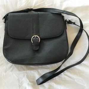 Ladies Black Cotswold Collections Leather Handbag