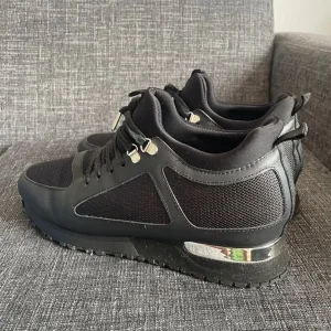 Men’s black Mallet Trainers - Image 3