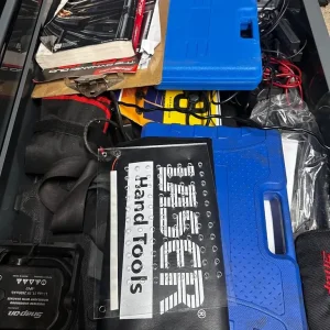 Snap on 55” tool box with hutch and all tools - Image 6