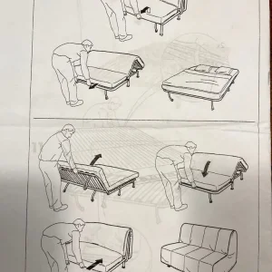 Double sofa bed - Image 6