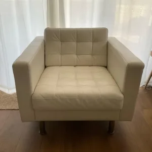 Living room set: 3-seater leather sofa and 2 armchairs - Image 3