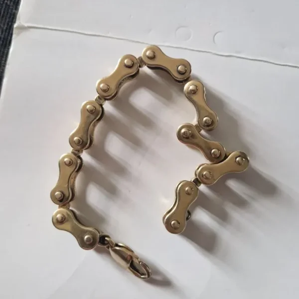 9crt gold bike chain