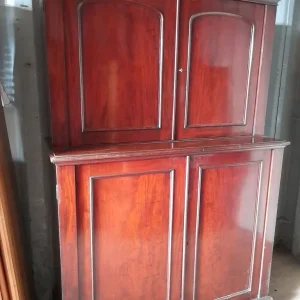 Large Vintage Mahogany Cupboard - Image 2