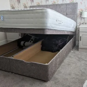 King Size Ottoman Storage Bed - Image 4