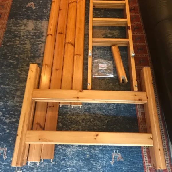 Flexa bed High bed extension kit, ladder and bed rails