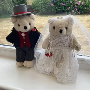 Bride & groom teddies