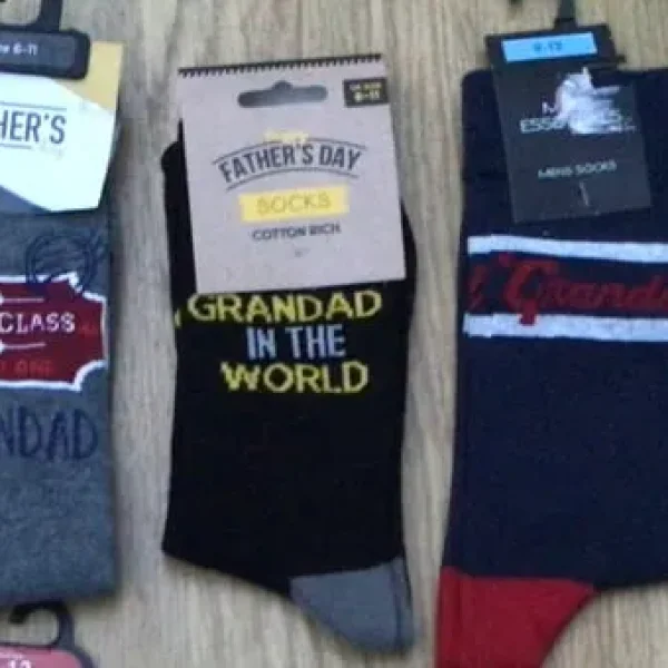Mens Grandad Socks Size 6/11 All New