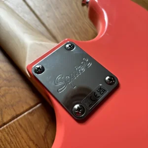 Squier Bronco Bass in Coral - Image 8