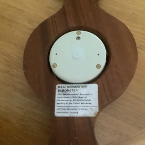 Vintage Weathermaster Barometer Combo - 18 1/2” Circa 1951 - Image 2