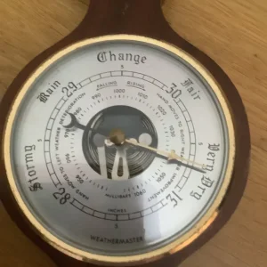 Vintage Weathermaster Barometer Combo - 18 1/2” Circa 1951 - Image 6