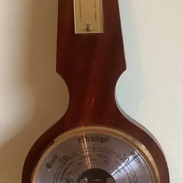 Vintage Weathermaster Barometer Combo - 18 1/2” Circa 1951